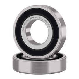 XiKe 2 Pcs R12-2RS Double Rubber Seal Bearings 3/4" x 1-5/8" x 7/16", Pre-Lubricated and Stable Performance and Cost Effective, Deep Groove Ball Bearings.…