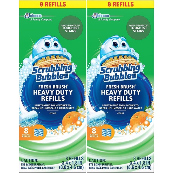 Scrubbing Bubbles (2 Pack) Scrubbing Bubbles, Fresh Brush HEAVY DUTY