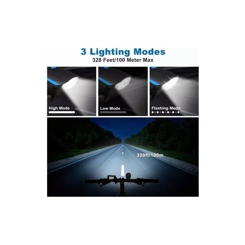 Molin Lámpara Luces Para Bicicleta Recargables Luz Delantera