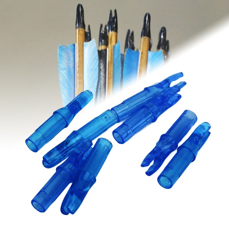 100pcs Archery Arrow Nock Durable Plastic Insert Arrow Nocks Light