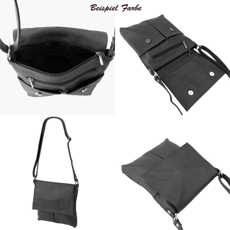SH Leder Kim G182 Real Leather Crossover Shoulder Bag 26