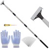 Greeily Floor Scraper, 31" to 61" Scraper Tool Long Handle