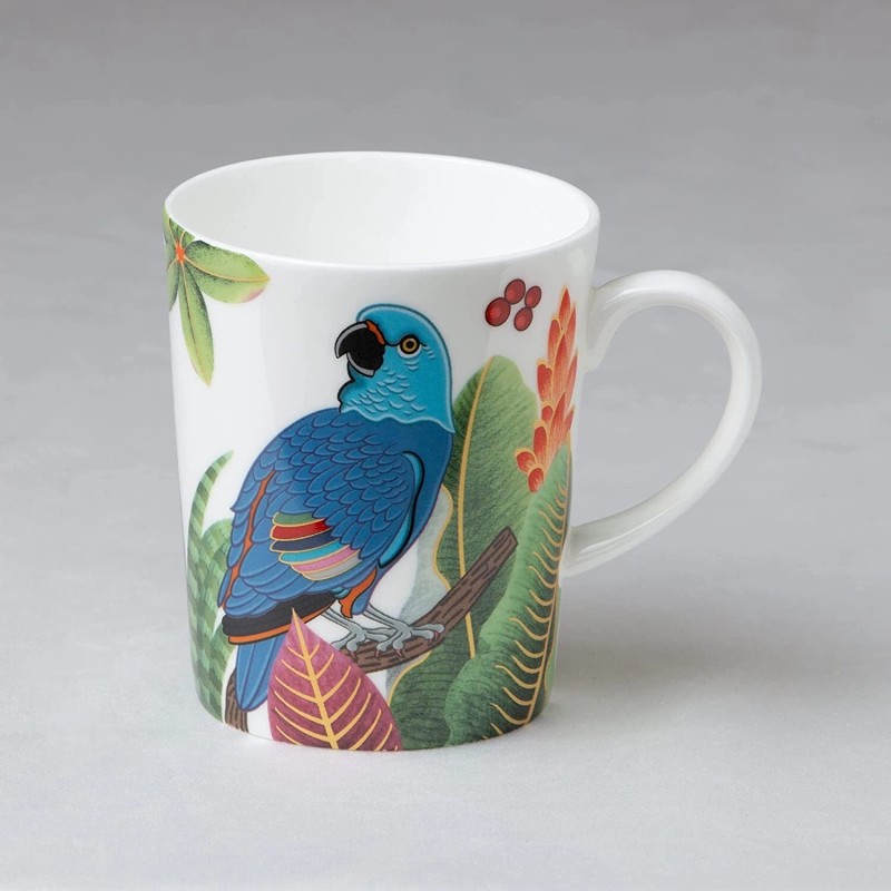 Bone Gracie Bone China Birds of Paradise Coffee Tea Mugs