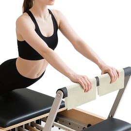 Pilates Non Slip Mat, Anti Slip Hand Workout Pads Foldable Grips Gloves for Yoga Pull Ups Gym Exercise