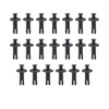 sourcing map 20Pcs Car Expanding Screw Rivets Trunk Fender Retainer
