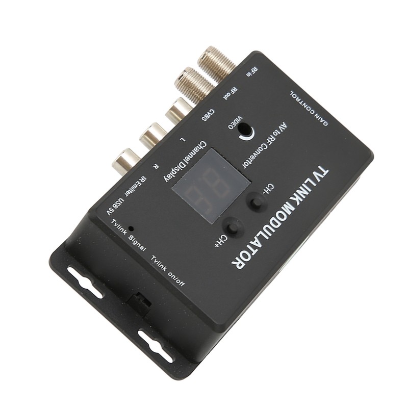 TM70RG TV Link Modulator Support PAL /NTSC Adjustable Output Gain