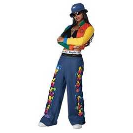 California Costumes Womens 90’S Baby Girl Adult Costume Medium Size 8-10, Multi