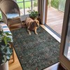 Othilic Non Slip Floral Entry Rug - 3x5 Soft Washable