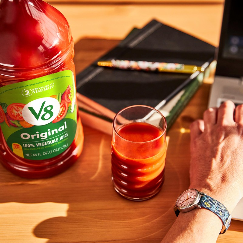 V8 V8 Original 100% Vegetable Juice, 64 fl oz Bottle