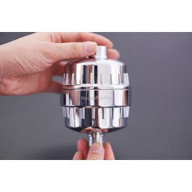 HydroPurified Advanced Showerhead Filter HP600 - Enhances Skin, Hair, and Nail Health, Reduces Dryness, Dandruff, and Eczema - High Output, Chrome Finish