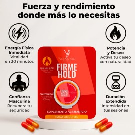 Energía Masculina Yaakunaj Firme Hold Tabletas 500mg Natural
