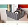 Eslite Plastic Organizing Baskets/Storage Tray Baskets,6-Pack,Gray