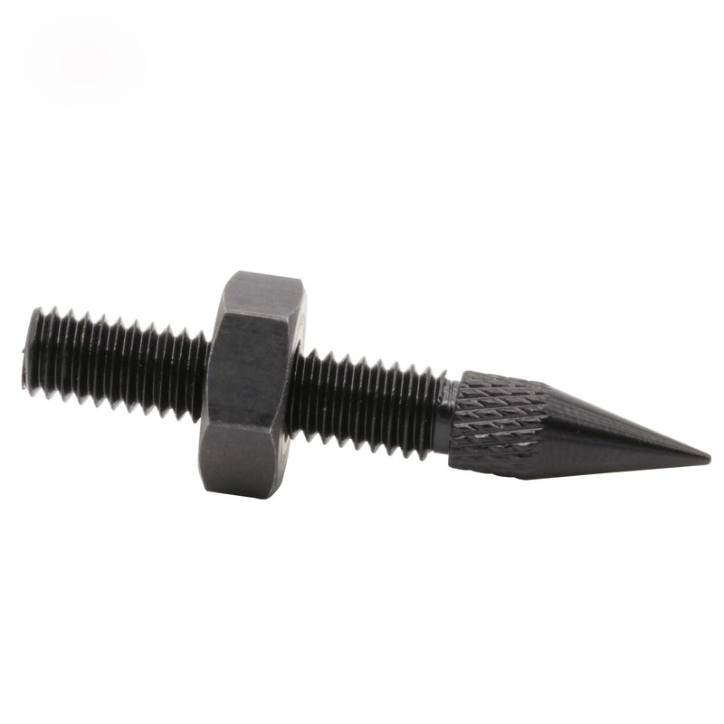 Flushbay 4-Pack Speaker Spikes M6 Black Audio Speaker Insulator Carbon