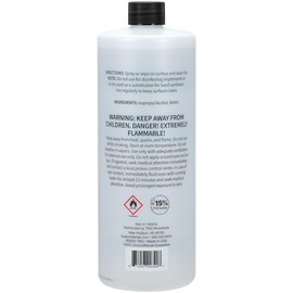 ForPro 91% Isopropyl Alcohol (IPA), Pure & Unadulterated Concentrated Alcohol, 32 Fl Oz (960 ml)