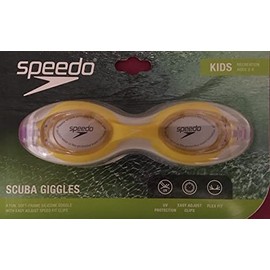 Speedo Kids Scuba Giggles Goggles - Yellow / Clear