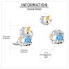 Dinosaur Stud Earrings S925 Sterling Silver Triceratops Dinosaur Earrings Animal