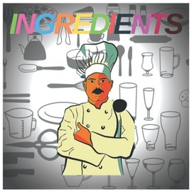 Food Books ingredients - Chef -: Food Books ingredients - Chef - No Bleed