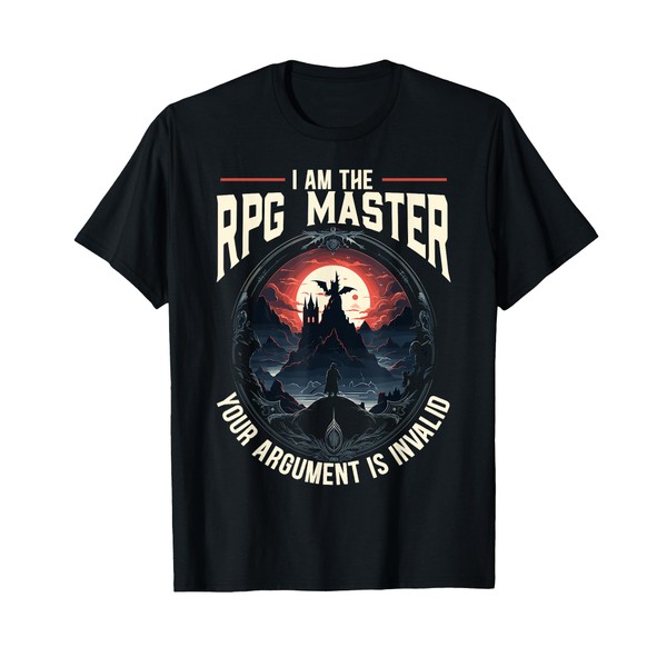 RPG Master D20 Gaming Tabletop Games Funny RPG Gamer T-Shirt