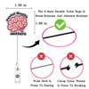 Mental Health Matters Brain Badge Reel Retractable Accessories for Work