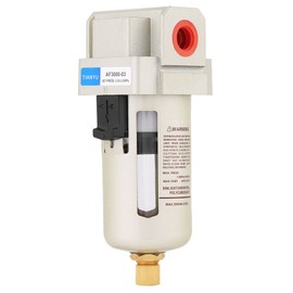 AF3000 G3/8 Drain Air, Water Separator Compressor Water Trap for Air Compressor Compressed In Line Particulate Water Trap Filter Separator with Mount 0.05 to 0.85MPa