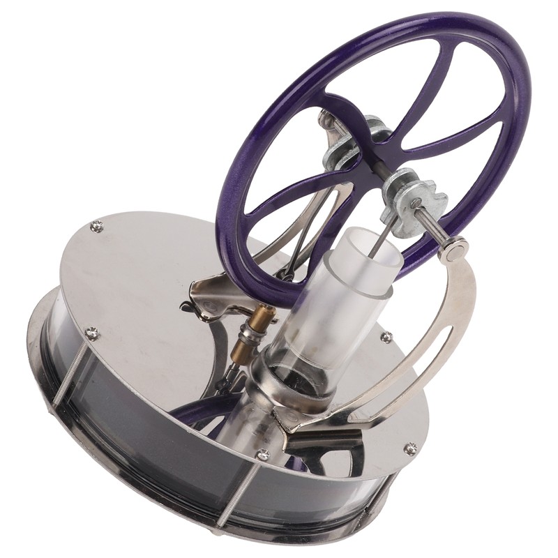 Low Temperature Stirling Engine Model Stainless Steel Base Anti Rust