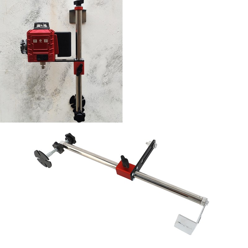 Laser Leveler Bracket Round Pole Mount Universal Adjustable Support for