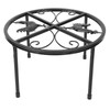 Chicken Feeder Metal Stand Indoor Outdoor Iron Flower Pot Holder