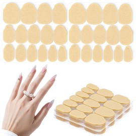 600 Pcs Nail Adhesive Tabs, Strong Nail Glue Sticker Long Lasting Press On Nails Sticky Tabs, Transparent Strong Sticky Double Sided Nails Tab, 0.3mm Ultra-Thin Waterproof, 15 Sizes