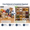 12PCS Food Storage Containers with Lids - Plastic Kitchen Pantry