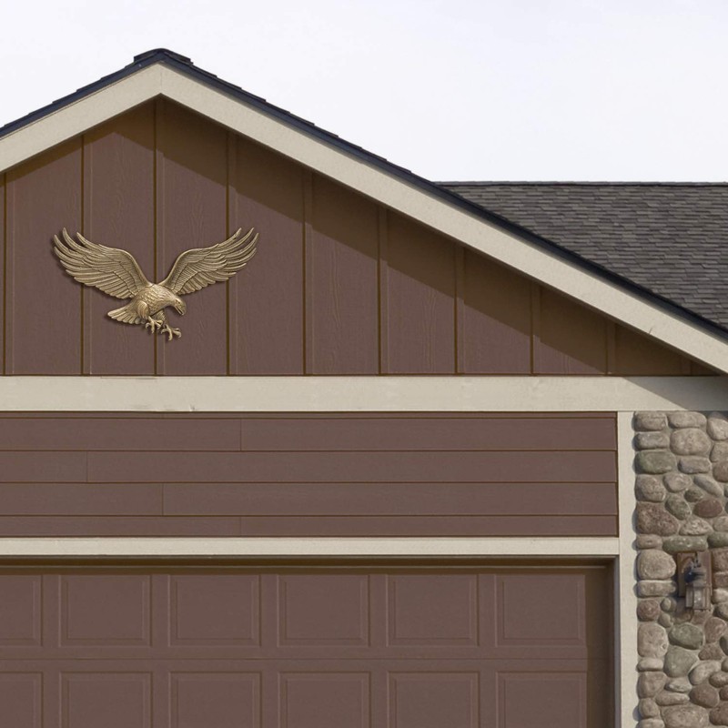 Whitehall Products Antique Brass Wall Eagle 00755, 36 inches wide