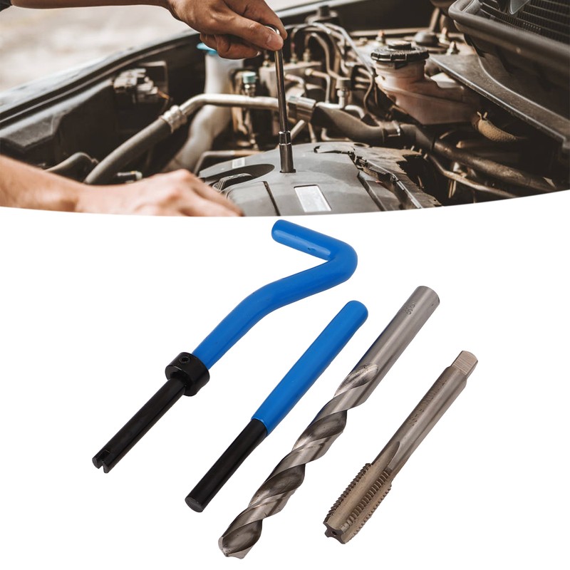 Thread Repair Coil Inserts Kit High Speed Steel Universal Auto