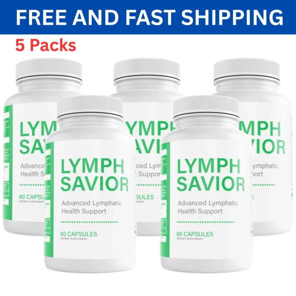 lymphsavior (5 Pack) Lymph Savior Advanced Lymphatic Health Dietary Supplement