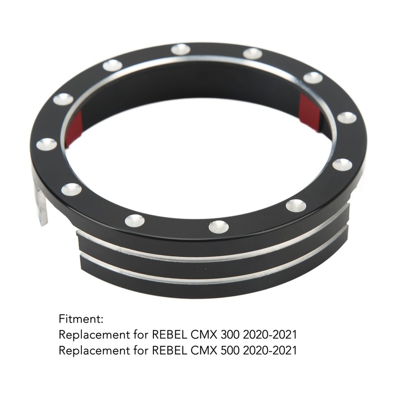 Motorcycle Speedometer Ring Cover Instrument Gauge Bezel CNC Aluminum Alloy
