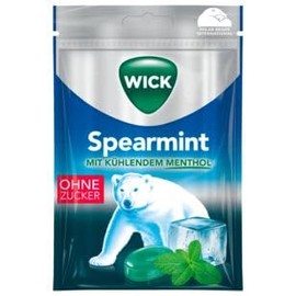 Wick Spearmint Cough Drops without Sugar, Pack of 20 (20 x 72g)