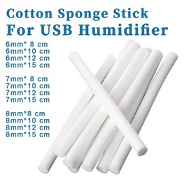 10 Pcs 7mm 8mm 필터 면봉 코어 공기 스폰지 교체 스틱 USB 초음파 [8mm 10cm] 10 Pcs 7mm 8mm Filter Cotton Swab Core Air Sponge Replacement Stick USB Ultrasonic [8mm 10cm]