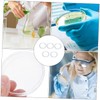 KICHOUSE Glass Design Petri Dishes Flat Bottom 100mm High Borosilicate