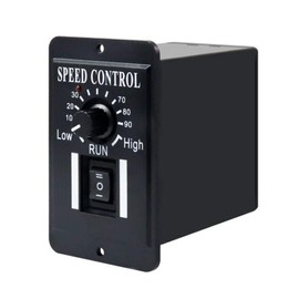 Acxico 1Pcs 12V 24V 36V 48V PWM DC Motor Speed Controller Reversible Switch 6A Regulator