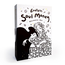 Endless Soul Money Oracle Cards, Affirmation Cards for Spiritual Entrepreneurs to Manifest Financial Abundance, Inspirational Gifts, Deck of 52