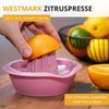 Westmark 3091227P Lemon Citrus Juicer with Container, Diameter: 18.7 cm,
