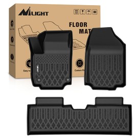 Nilight TPE Floor Mats for Chevy Equinox GMC Terrain (Fuel Model Only) 2025 2026 All Weather Custom Fit Heavy Duty Floor Liners
