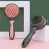 Dog One-Touch Massage Bath Brush for Pets Grooming Green