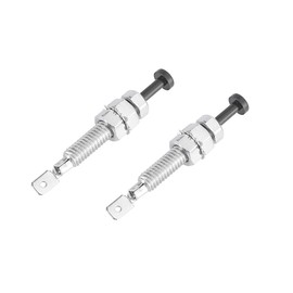 Hihaha 2pcs Adjustable Door Pin Switch Car Auto Engine Trunk Bonnet Alarm Security Hood Screw Universal Durable Material