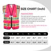 ProtectX 9 Pockets Safety Vest for Men Women High Visibility