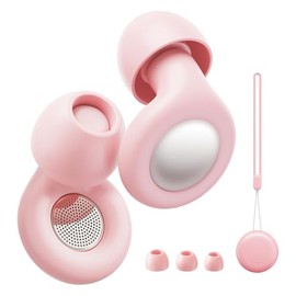 QIKKOP Tapones de Oídos para Dormir : Reducción de Ruido 45 dB, Tapones para Oídos Concierto, Tapones Oidos de Silicona, Ear Plugs Lavable y Reutilizable, Protectores Auditivos con 8 Earplugs