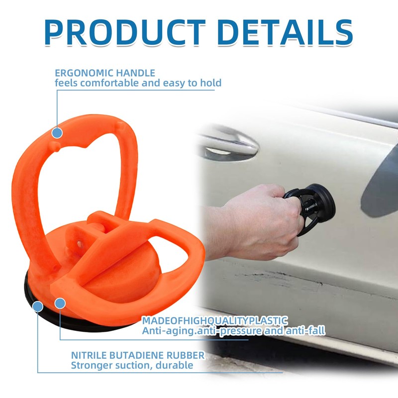 Car Dent Puller, 2 Pack 6cm Suction Cups,Powerful Dent Removal