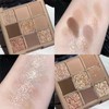 Nude Gold Eyeshadow Palette, Matte Shimmer Glitter Eye Shadow Makeup
