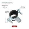 QUARKZMAN Pipe Clamps Stainless Steel 3/4 Inch (19 mm) Inner