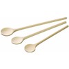 NEUSTANLO Wooden Cooking Spoons Set of 3 30 cm, 25.5