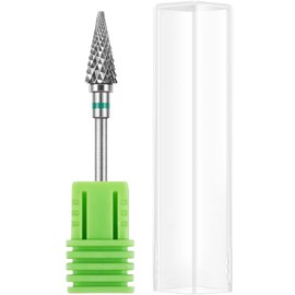 Frcolor Nail Cutter Attachment Cutter Bit Pear Shape Bit Milling Old Modelling Manicure Steel