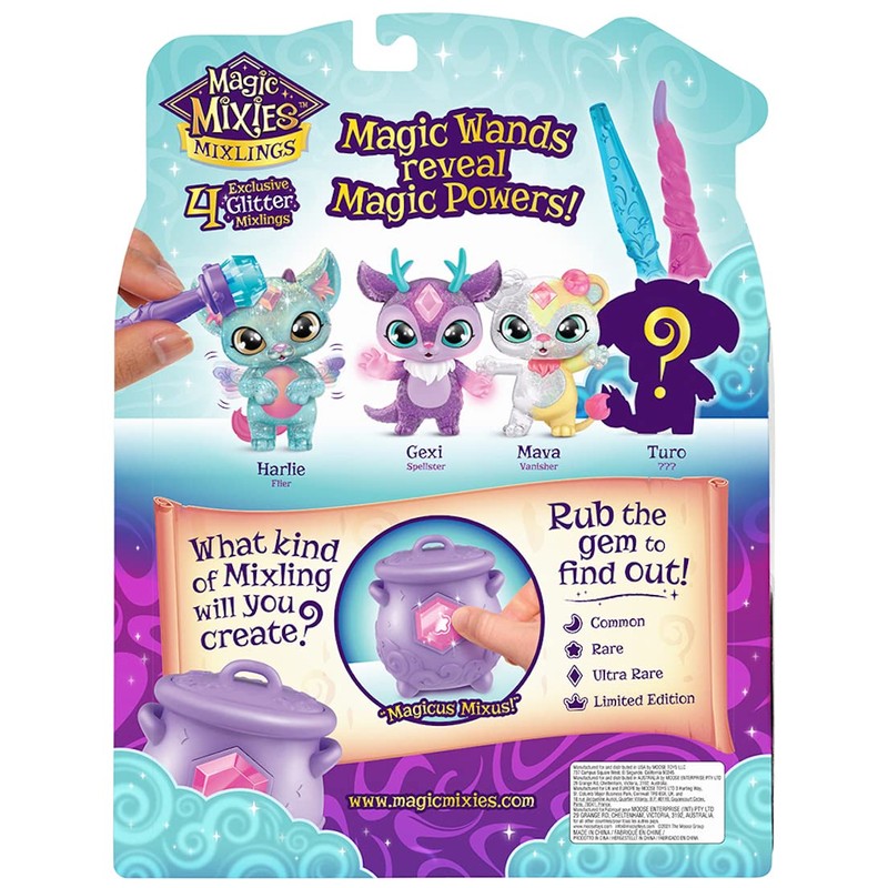 Bandai México Mega Pack Brillante Magic Mixies Mixlings Sparkle Magic